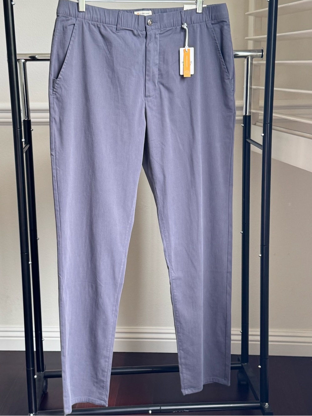 Marine Layer Men's Breeze Saturday Chino Slim Straight India Ink XL NWT